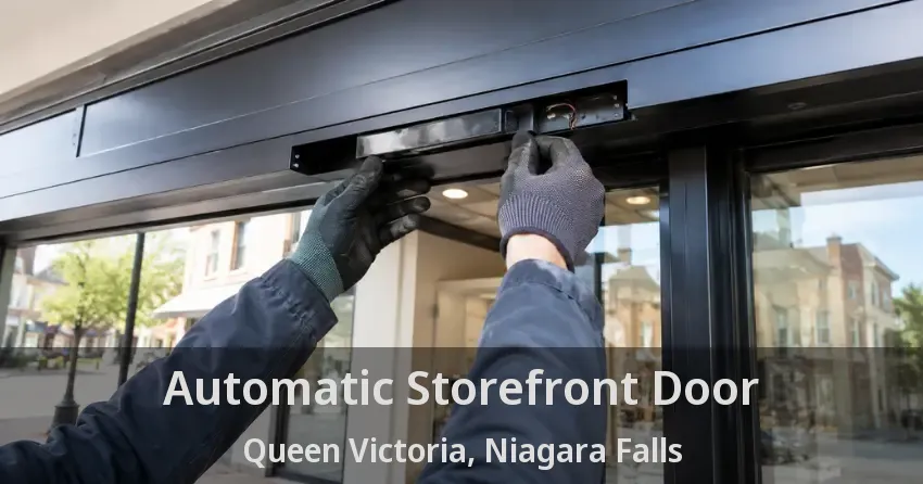 Automatic Storefront Door Queen Victoria, Niagara Falls - ON