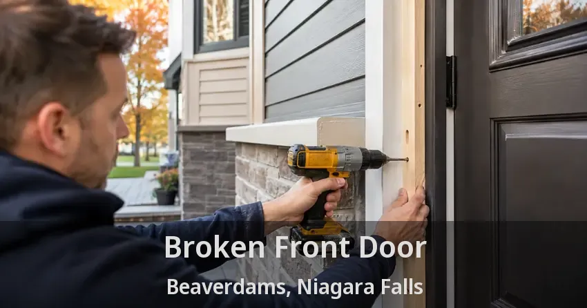 Broken Front Door Beaverdams, Niagara Falls - ON