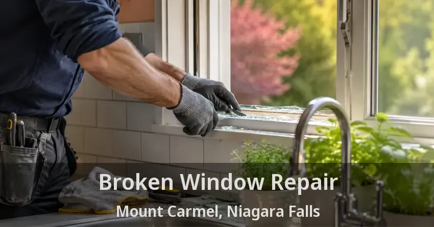 Broken Window Repair Mount Carmel, Niagara Falls - ON