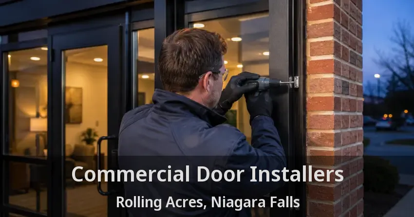 Commercial Door Installers Rolling Acres, Niagara Falls - ON