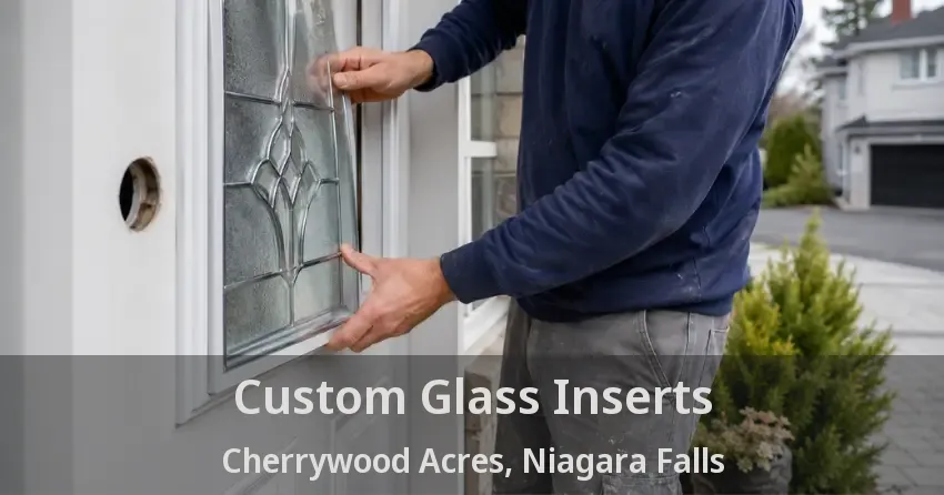 Custom Glass Inserts Cherrywood Acres, Niagara Falls - ON
