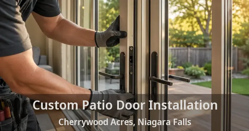 Custom Patio Door Installation Cherrywood Acres, Niagara Falls - ON