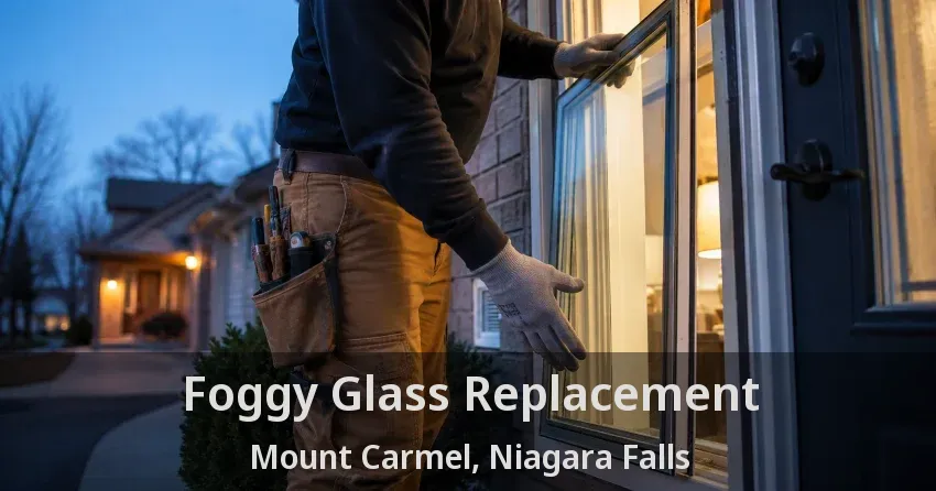 Foggy Glass Replacement Mount Carmel, Niagara Falls - ON