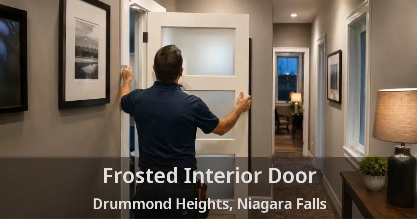 Frosted Interior Door Drummond Heights, Niagara Falls - ON