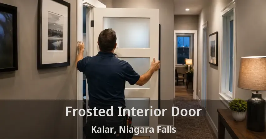 Frosted Interior Door Kalar, Niagara Falls - ON