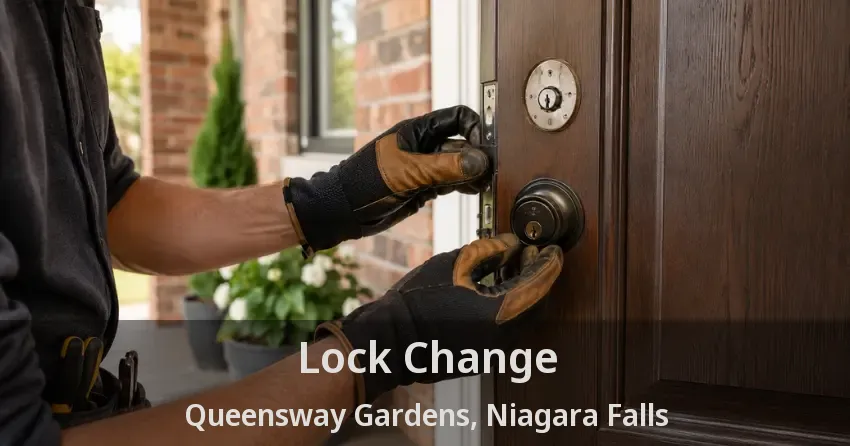 Lock Change Queensway Gardens, Niagara Falls - ON