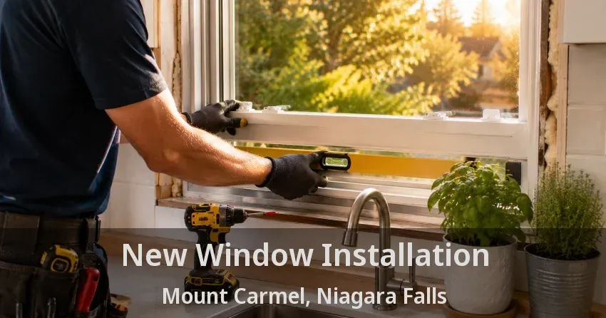 New Window Installation Mount Carmel, Niagara Falls - ON