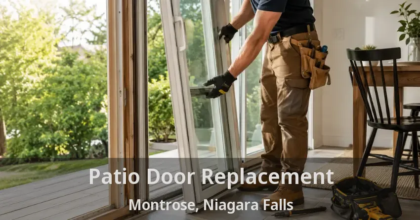 Patio Door Replacement Montrose, Niagara Falls - ON