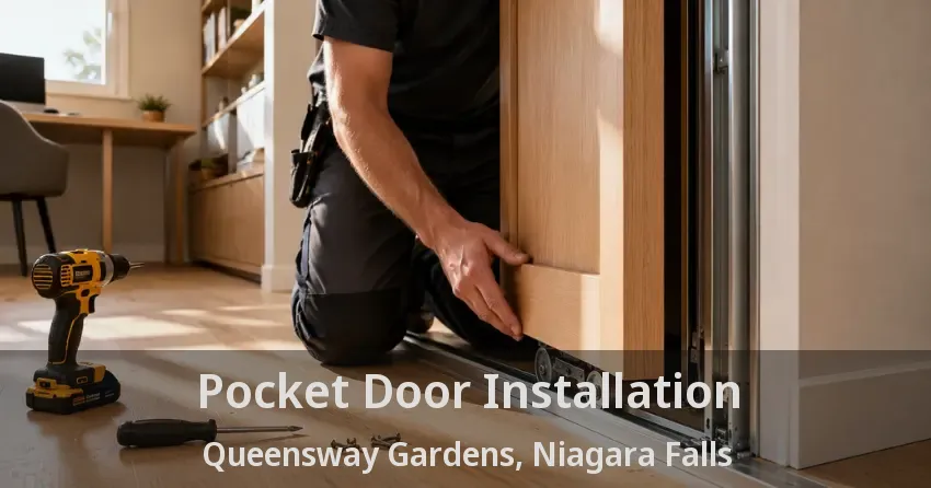 Pocket Door Installation Queensway Gardens, Niagara Falls - ON