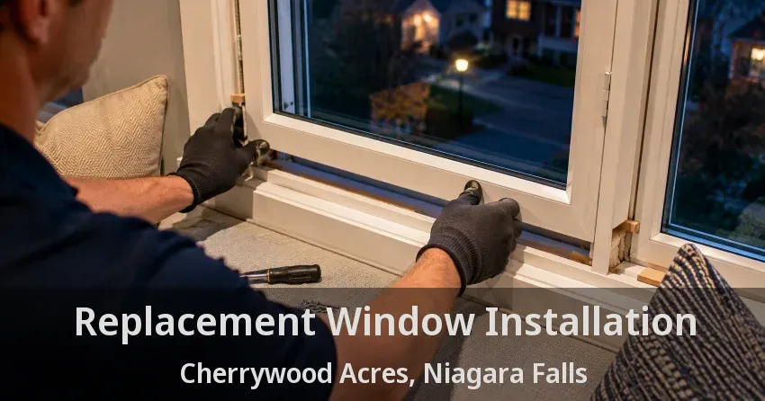 Replacement Window Installation Cherrywood Acres, Niagara Falls - ON