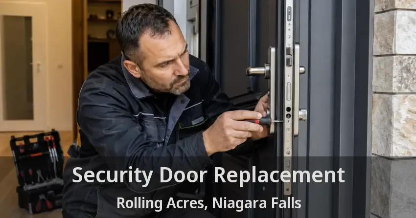Security Door Replacement Rolling Acres, Niagara Falls - ON
