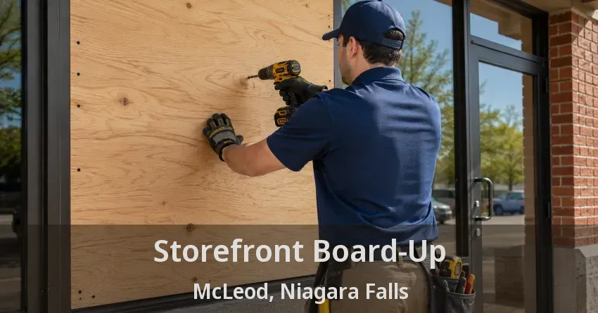 Storefront Board-Up McLeod, Niagara Falls - ON