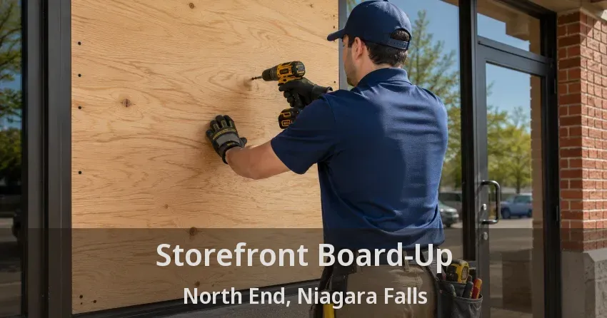 Storefront Board-Up North End, Niagara Falls - ON