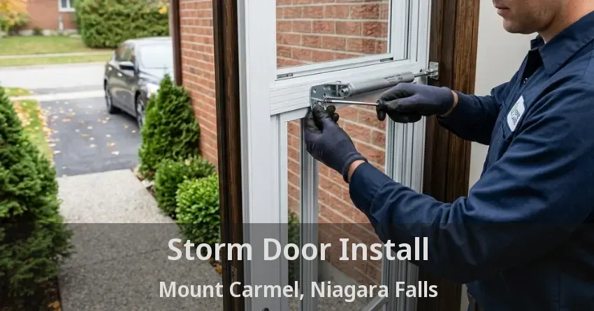 Storm Door Install Mount Carmel, Niagara Falls - ON
