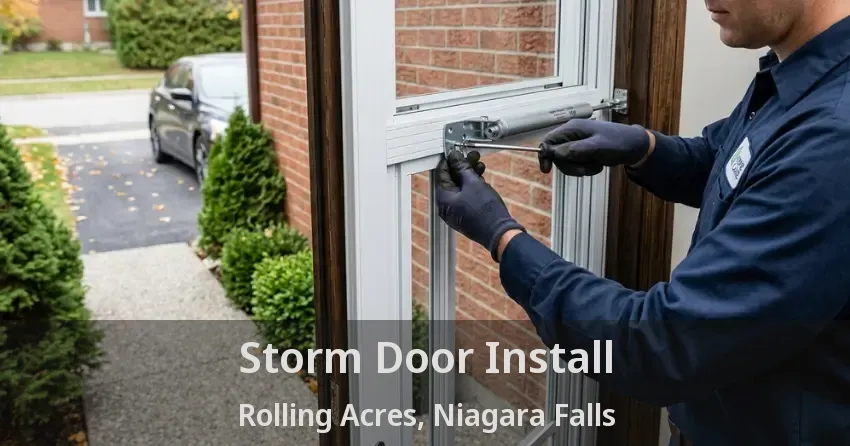 Storm Door Install Rolling Acres, Niagara Falls - ON