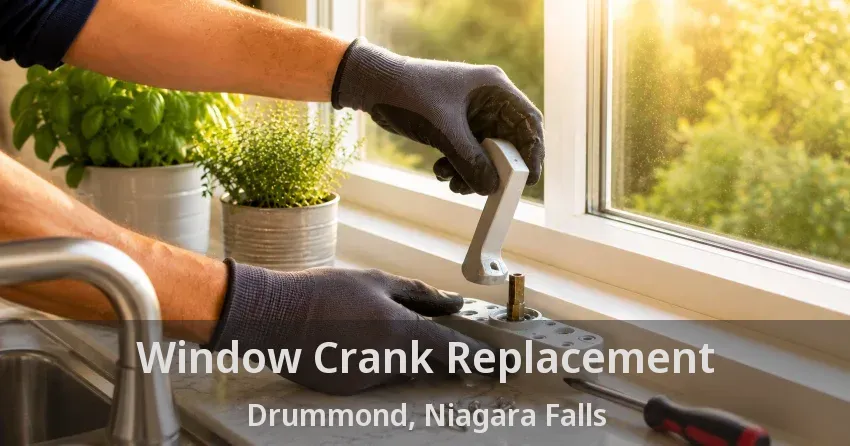 Window Crank Replacement Drummond, Niagara Falls - ON