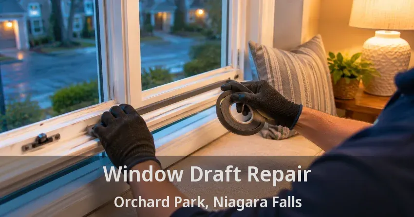 Window Draft Repair Orchard Park, Niagara Falls - ON