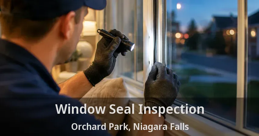 Window Seal Inspection Orchard Park, Niagara Falls - ON