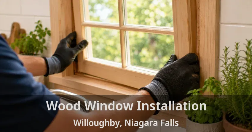 Wood Window Installation Willoughby, Niagara Falls - ON