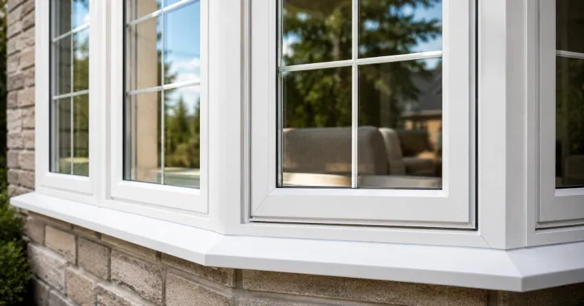 bay window alcove seating area in a living room in Niagara Falls